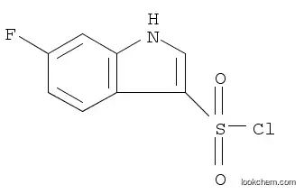 Molecular Structure of 1216026-07-1 (1H-Indole-3-sulfonyl chloride, 6-fluoro-)
